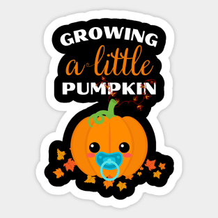 Growing a Little Pumpkin Sticker